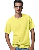 Hanes 5.5 oz 50/50 T-shirt 5170 (2XL / Yellow)