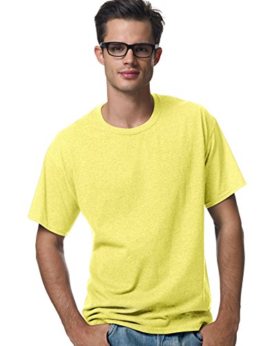 Hanes 5.5 oz 50/50 T-shirt 5170 (2XL / Yellow)