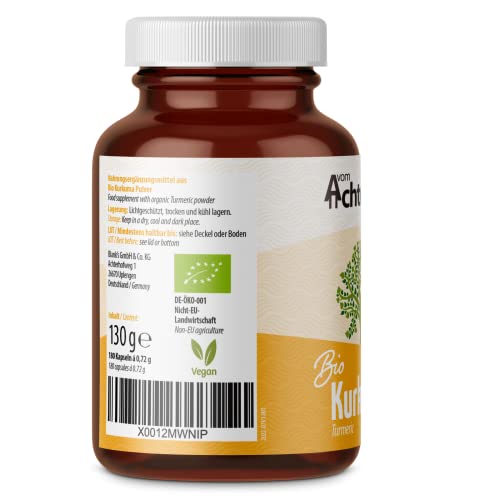 Kurkuma Kapseln Bio – 180 Stück