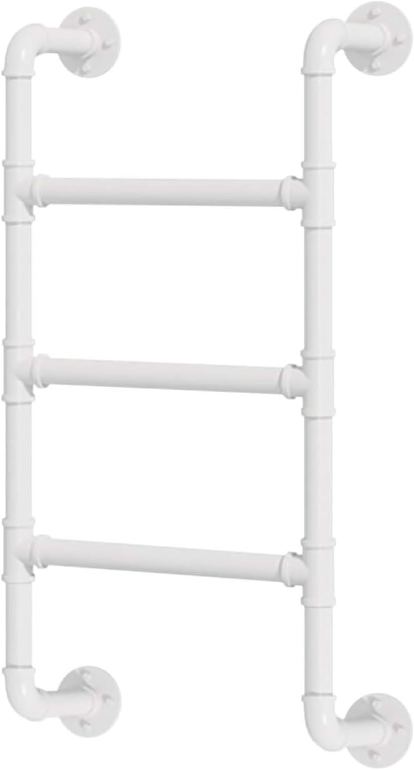 Egress Ladder for Window Basement, 3.3-9.8FT Loft Attic Garage Ladder with Wall Mount, Multi Purpose Step Ladder, Well Entrance Egress Ladder, Climbing Escape Ladder(230cm/91in)