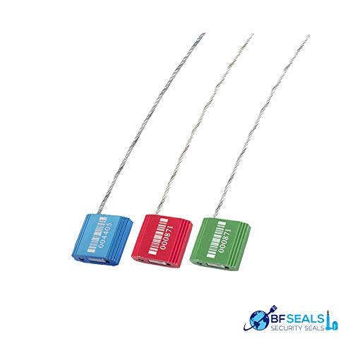 Bfseals Double Enter Eco Plastic Seal, Numbered, 100 Pieces, White Color. #TOP6