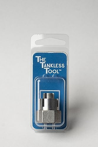 The Tankless Tool - Navien Tankless Water Heater Descaling Tool - Easy Filter Removal - Silver Indoor Wall Mounted Tool