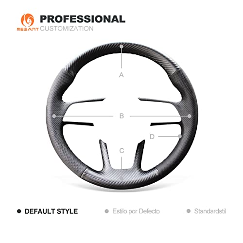 MEWANT Coprivolante per auto in fibra di carbonio