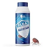 Flea Killer Powder 300g 0.5% Permethrin - Rapid Elimination & Prevention, Approved For Home Use, Effective on All Life Stages, Easy Application, Long-Lasting Protection for Carpets & Upholstery
