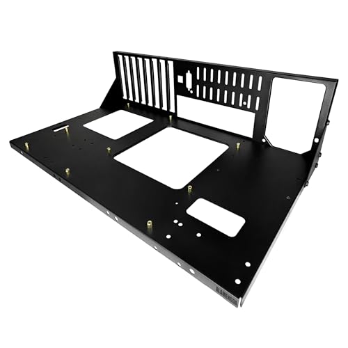 DIY Pc-Prüfstand, offenes Chassis-Gestell für ATX/M-ATX/ITX-Motherboards, breit ausgelegte Wärmeableitung Open Air Pc Gehäuse, SSD Motherboard-Zubehör