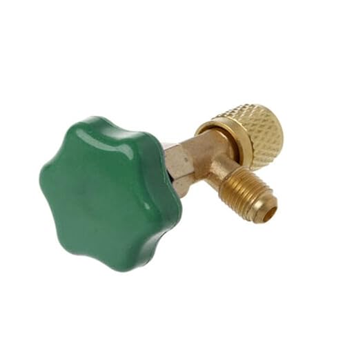 Gdfnmogo Abridor de pernos de válvula de grifo para aire acondicionado, fusela 28unf read n 7/16, tapa de plástico, equipo de línea de aire acondicionado, metal