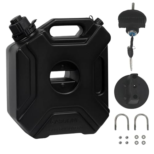 Bidones para Aceite de Coche | Bidón De 5 Litros Antiestático Y Antiderrames Para Aceite | Accesorios Antiderrame Para Vehículos Exteriores Agua Conductores SUV Motocicleta Granja