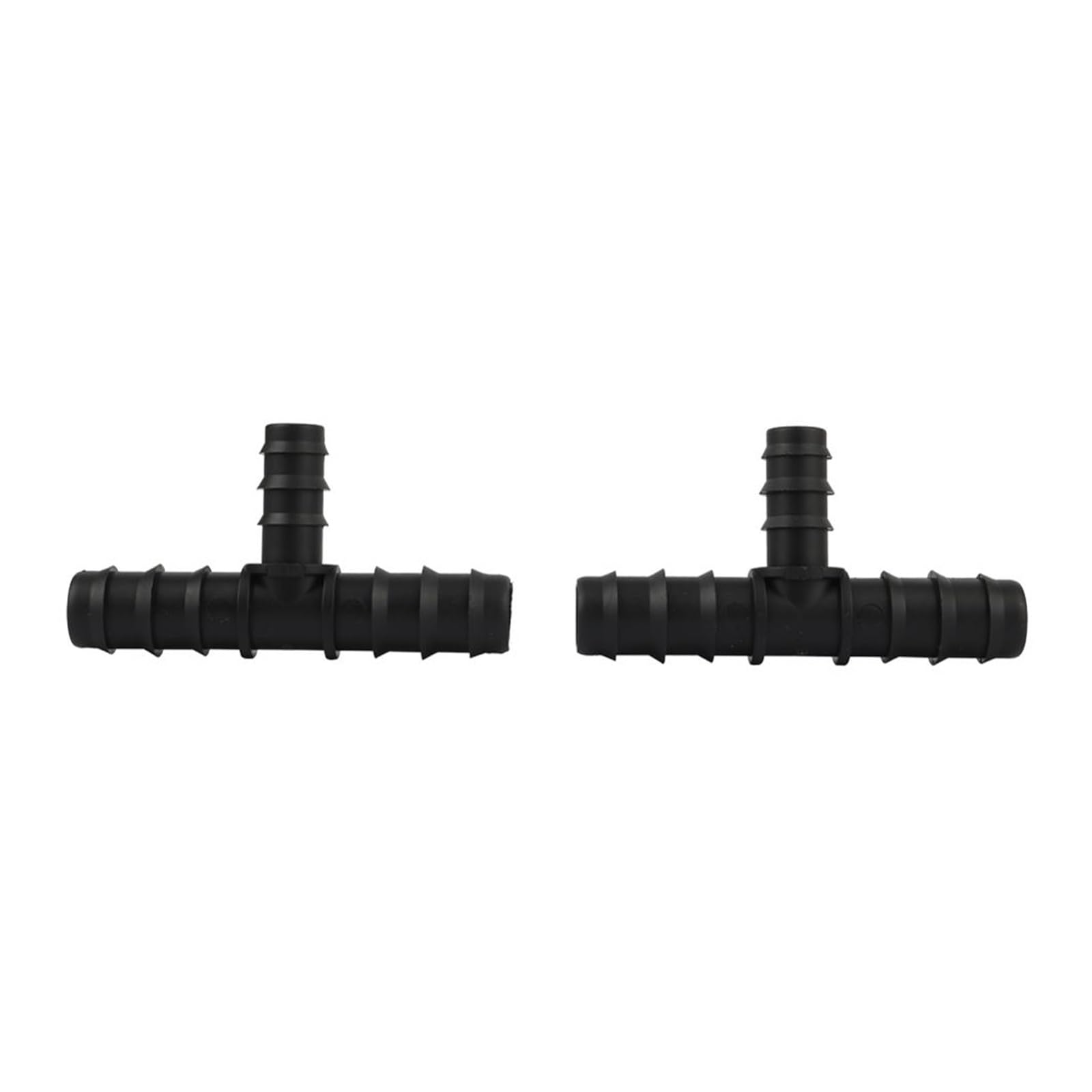 Tees for tuberías, juntas roscadas, paquete de 10, te reductora PP negro 20mm a 16mm for manguera jardín