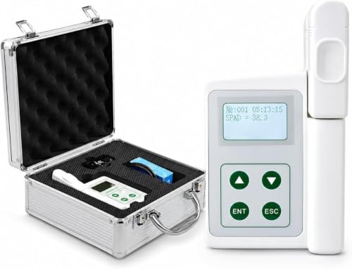 Medidor de clorofila SPAD y temperatura foliar con batería de 2000 mAh 2