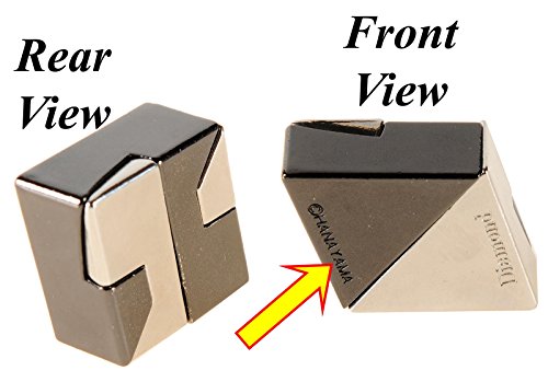 Diamond Hanayama Cast Metal Brain Teaser Puzzle _ New 2017 Design _ Level 1 Difficulty Rating #TOP4