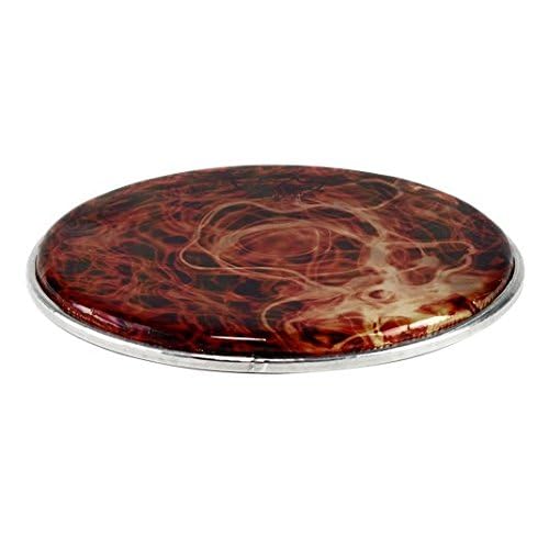 Remo Skyndeep Darbuka Drumhead - Clear Tone With Orange Mist Graphic, 8.75 Inch