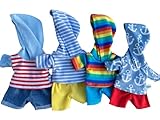 Puppenkleidung handmade passend für Kuscheltier Plüsch Äffchen Teddy Bären Gr. 20 cm Bekleidung Kapuzenshirt Hoodie + Hose Kleidung NEU