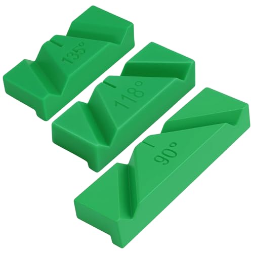 3 PCS Drill Bit Sharpener for Bench Grinder, with 90°/118°/135° Angle Options, Precision Drill Bit Sharpening Jig for Professional Machinists, DIY Enthusiasts, Woodworkers and Metalworkers