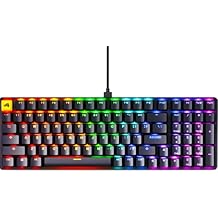 GLORIOUS GMMK 2 Gaming Mechanical Keyboard - Hotswap Cherry Mx Style Linear Switches- Full Size Wired Keyword- Double Shot Keycaps, RGB - PC Setup Accessories - 96%, Black