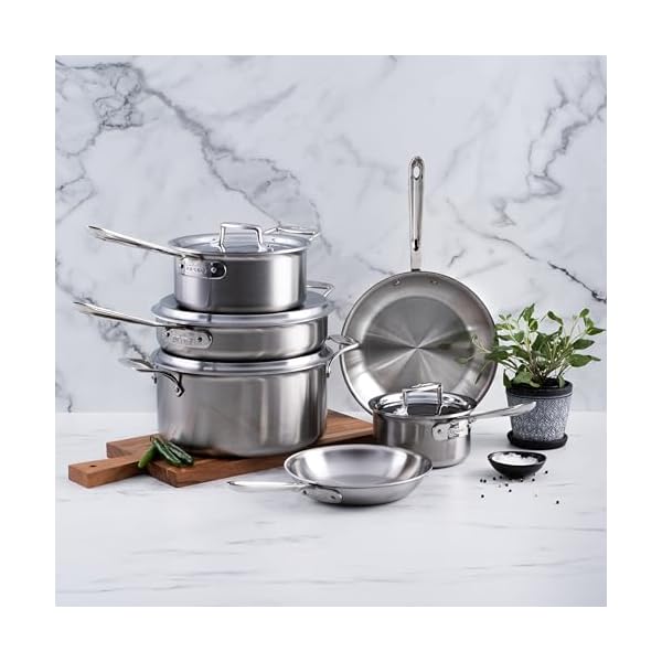 All clad d5 stainless steel set 10 piece  urban country home decor