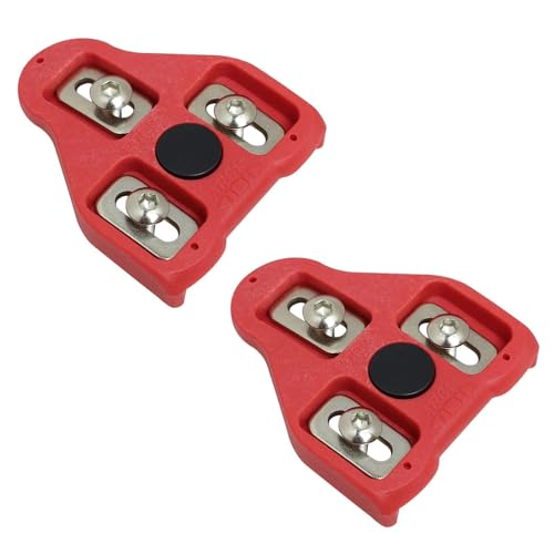 Calas de Ciclismo para Look Delta y Peloton, Pedales para Bicicletas, Tacos de Bicicleta de Carretera con Libertad Angular de 9°, Sistema de Memoria de Posición