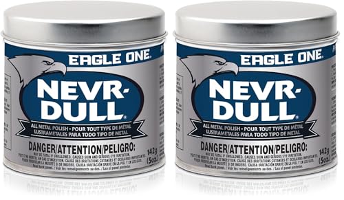 Eagle One Car Polish, Nevr-Dull Wadding Metal Polish, 5 Oz (Pack of 2)