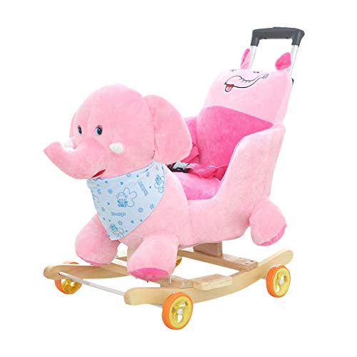 Schaukelpferd Geschenk Netter Innenschwingstuhl Großes Baby Spielzeug Kinder Multifunktional Schaukelspielzeug HUYP…