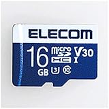 エレコム MicroSDHCカード データ復旧サービス付 ビデオスピードクラス対応 UHS-I U3 80MB s 16GB MF-MS016GU13V3R