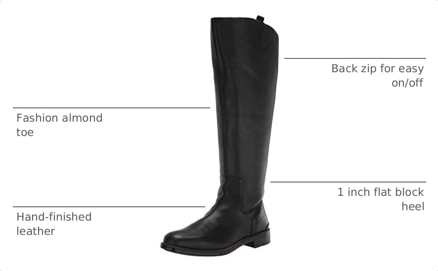 Image of Franco Sarto Womens Meyer Knee High Flat Boots