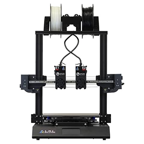 LNL TL-D3 V2 Dual BMG Extruder 3D Printer, TMC2209 32-bit Silent Mainboard, Wi-Fi Connect Remote Control, 300 Degree High Temperature, Removable Magnetic Platform,11.8''x11.8''x13.8'' Cover