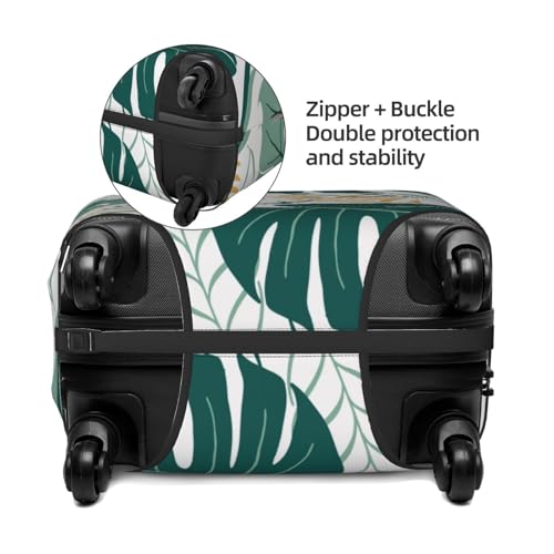 Green Palm Luggage Cover Elastic Suitcase Covers for Protector Suitcase Sleeve for Luggage 18-32 In4