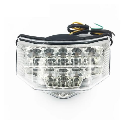 Luz trasera LED para Yamaha FZ6 Fazer 600 con intermitentes integrados tulipa clara