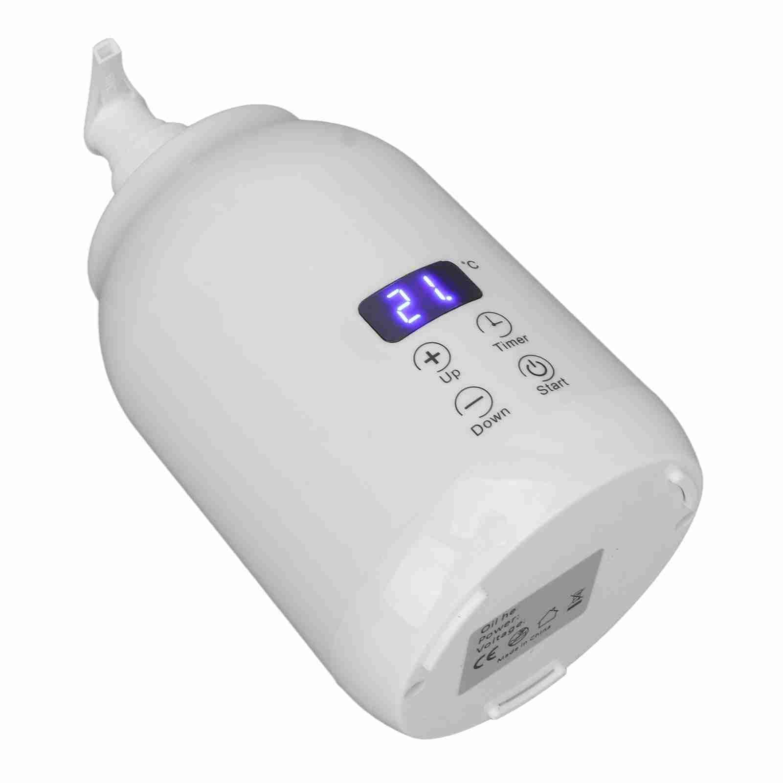 Scaldaolio per Massaggi con 2 Dispenser per Bottiglie di Olio, Scaldabottiglie per Lozioni, Scalda Lozioni Essenziali per Massaggi Spa nel Salone di Casa, Controllo della