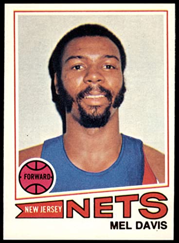 1977 Topps #38 Mel Davis New Jersey Nets (Basketball Card) EX Nets St. John's