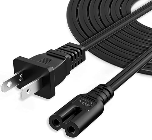 Auxilio Vial, Tools ParraTech Cable de alimentación Universal de 2 Clavijas Compatible con Televisiones, PS4/5 y Xbox One S/X Interlock Universal 16 AWG 1,50m