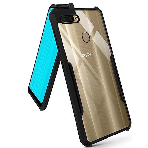 Image of Jkobi Back Cover Case for Realme 2 (Shockproof with Polycarbonate Clear Panel | Professional Black)