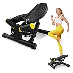 Mini Twist Stepper, Stepper Machine with 330LBS Weight Capacity, Mini Stepper for Full Body Workout, Adjustable Step Height, Smooth and Quiet, Step Machine for Men Women