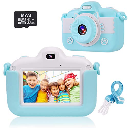 VICOODA Kids Camera, 3 Inch HD Touch Screen Digital Camera, Child Video Camcorder
