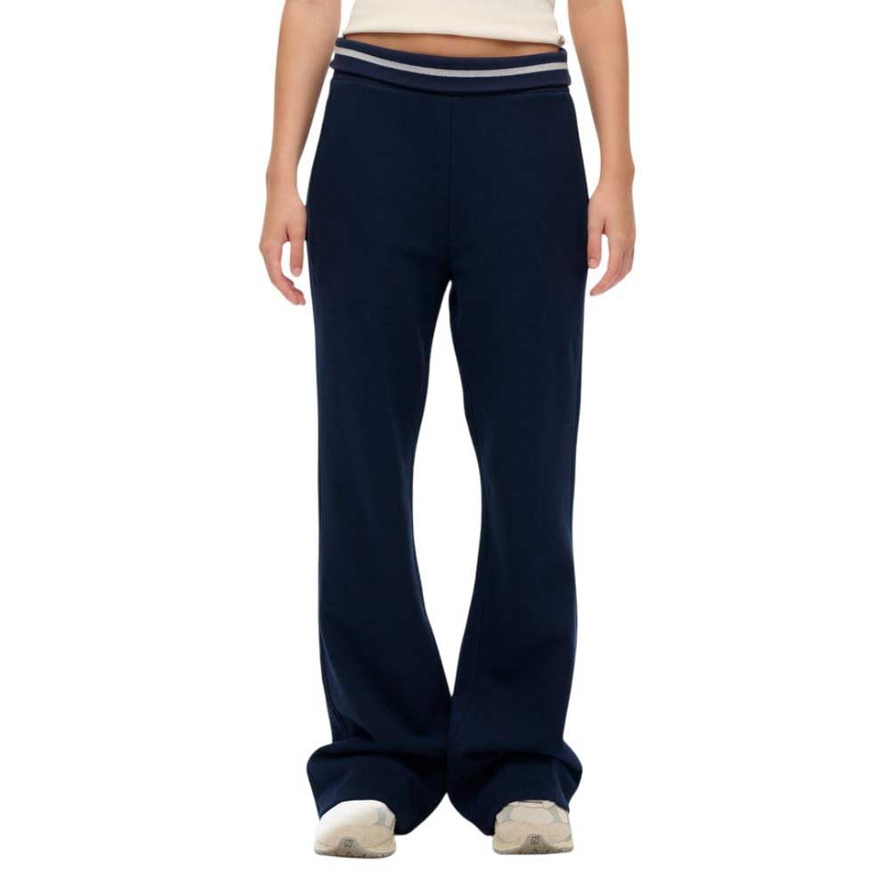 Superdry Women's Richest Navy Essential Logo Flare Fit Joggers S
