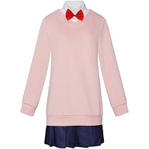 Momo Ayase Anime Cosplay Costume Full Set, Women and Girls Uniform Outfit for Halloween and Cosplay Performance Partyc