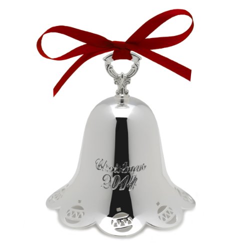 Towle 2014 Silver-Plated Pierced Bell Ornament, 35th Edition