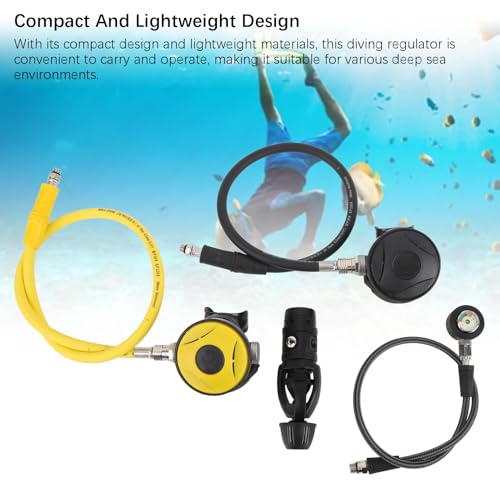 image for RiToEasysports Aluminum Alloy Dive Regulator Set, 1st Stage & 2nd Stag