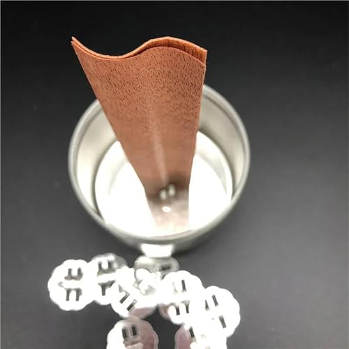 Juego de 10 mechas de madera en S para velas miniatura 7
