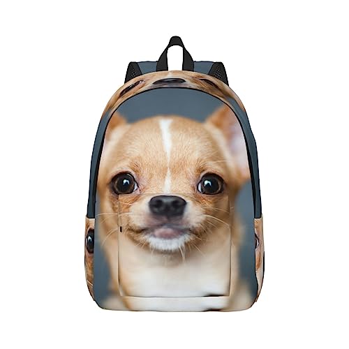 Sac à dos de sport rembourré ordinateur portable Chihuahua M