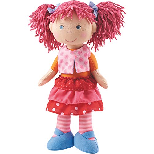 HABA 302842 Soft Doll Lilli -Lou, 30cm, for Ages 18 Months and Up