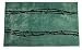 HiEnd Accents Kitchen and Bath Barbwire Western Rug, Turquoise