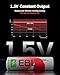 EBL Rechargeable Lithium AA Batteries, 1.5V 3000mWh Double AA Battery1600+ Recharge Cycles Long-Lasting Power for Blink Outdoor Camera, 8 Pack