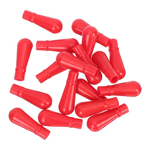 Veemoon 50 Pack Reusable Pipette Caps Rubber Bulb for Liquid Transfer Dropper Caps for Lab Personal Use