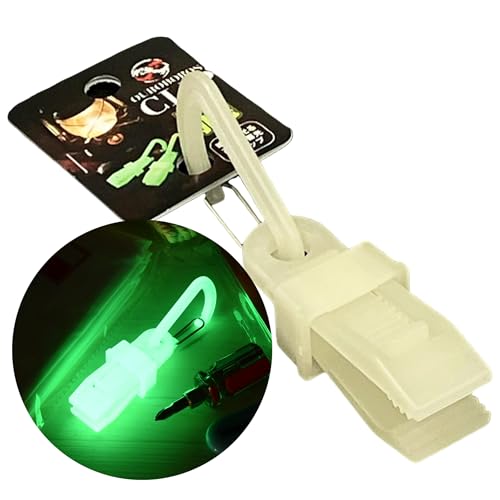 OUROBOROS Luminous Clip Glow in The Dark, Heavy Duty Clips, Tarp Clips, for Camping, Hiking (1PCS)