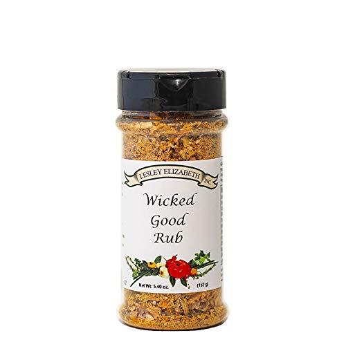 Image of Lesley Elizabeth Wicked Good Rub - All-Purpose Gourmet BBQ & Grill Seasoning for Chicken, Beef, Pork & Vegetables | Bold Flavor Spice Blend for Cooking & Roasting