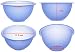 idea-station Neo Cuencos plastico 6 Piezas, 13 cm, 350 ml, Colorido, Reutilizable,...