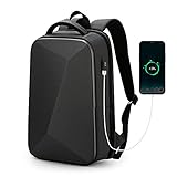 FENRUIEN Anti-theft Laptop Backpack, Hard Shell Expandable 15.6 Inch Waterproof Business Backpack for Men Gaming Backpack with USB TSA Lock
