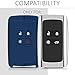kwmobile Funda de Silicona Compatible con Renault Llave de Coche Smart Key...
