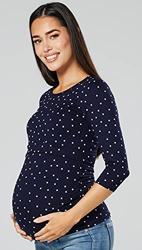 HAPPY MAMA. Donna Top prémaman Allattamento Scollo...