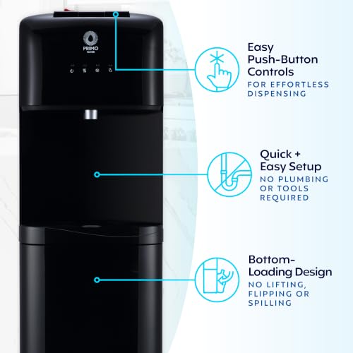 Image of Primo Water Dispenser for 5 Gallon Bottle - Hot & Cold Bottom Loading Water Cooler Machine